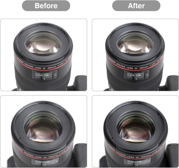 14-in-1 Camera Lens Cleaning Kit - Mirrorless Camera Sensor Cleaning Kit for DSLR Camera Canon Sony Nikon Including Lens Blower/Detergent/Swabs/Cleaning Cloth/Cleaning Pen/Cleaning Brush - Image 6